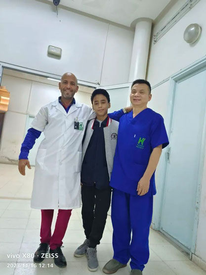 【载誉凯旋】我院支援突尼斯医疗队队员龚维良、曾胜荣载誉凯旋