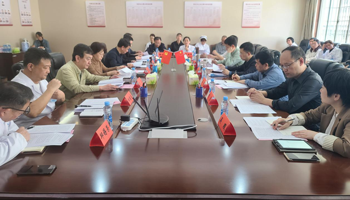 副市长黄智迅前来我院调研重点工作推进情况